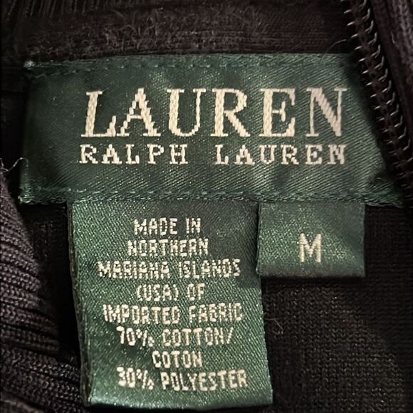 Lauren Ralph Lauren Velour full zip jacket, size medium - Picture 8 of 8